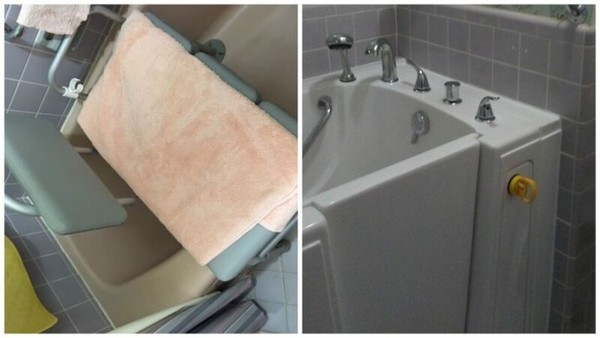 Before and After Walk in Tub installation in Ruston, LA